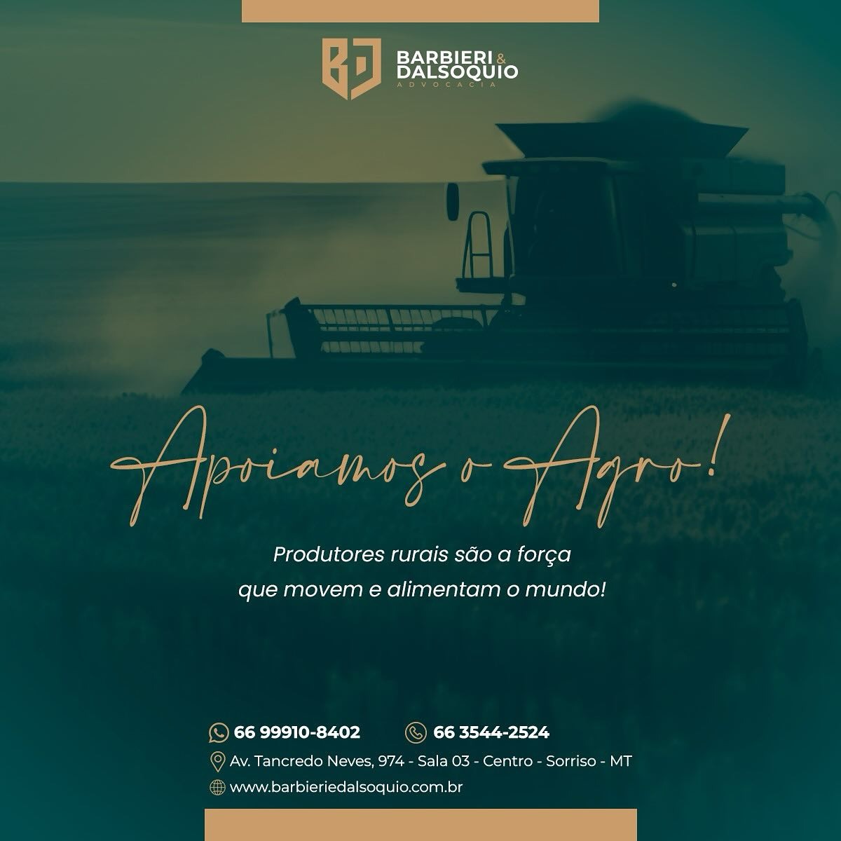 Apoio ao agronegócio